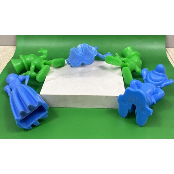 VTG 70's Louis Marx Walt Disney Minnie Snow White Dopey & 2 Jiminy Crickets - Picture 4 of 9